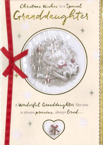 Picture of SPECIAL GRANDDAUGHTER CHRISTMAS CARD